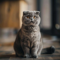 Шотландская вислоухая кошка